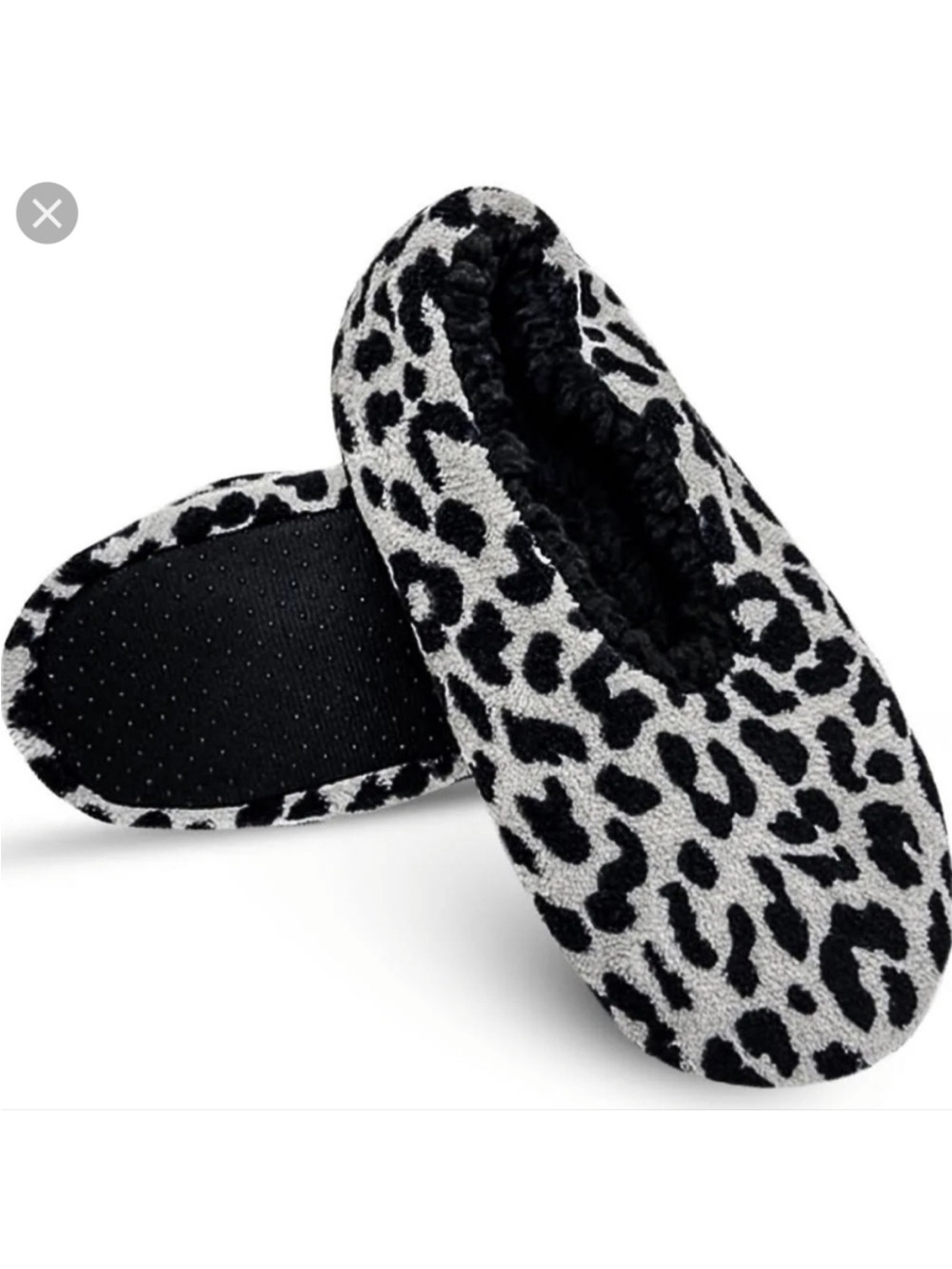 Isaac Mizrahi Leopard Sherpa Lined Slippers